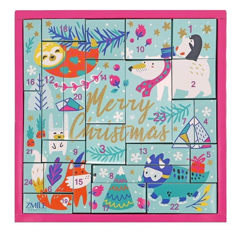 Zmile Cosmetics Advent Calendar Puzzle Funny Animals