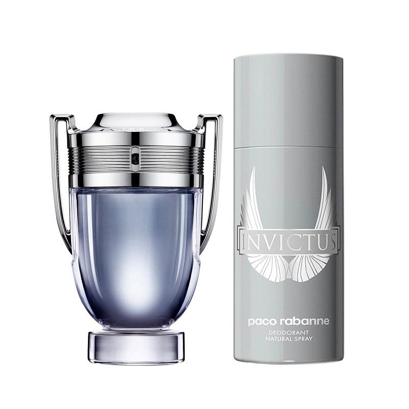 Giftset Paco Rabanne Invictus Edt 100ml + Deo Spray 150ml