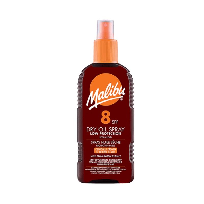 Malibu Dry Oil Spray SPF8 200ml