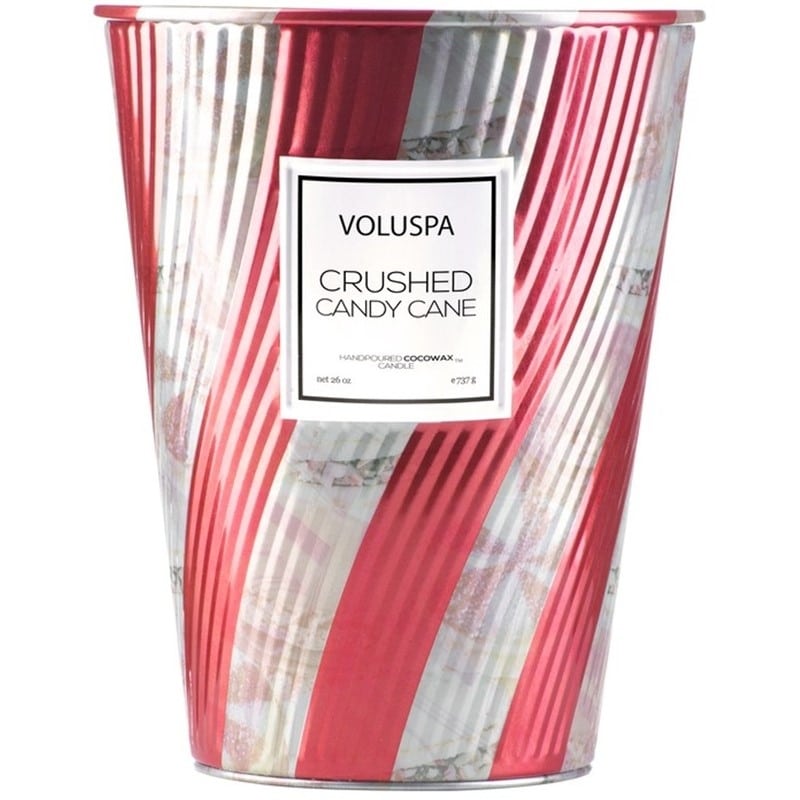 Voluspa Giant Ice Cream Cone Tin Crushed Candy Cane 737g