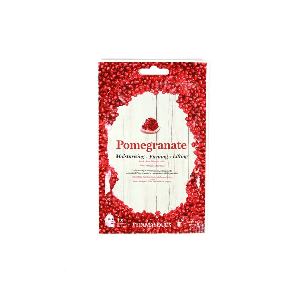 Vitamasques Pomegranate (1 pc) Moisturising + Firming + Lifting