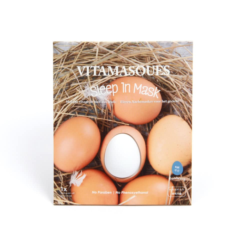 Vitamasques Sleep In 3d Masks - Egg ( 2 pods) + Moisturising