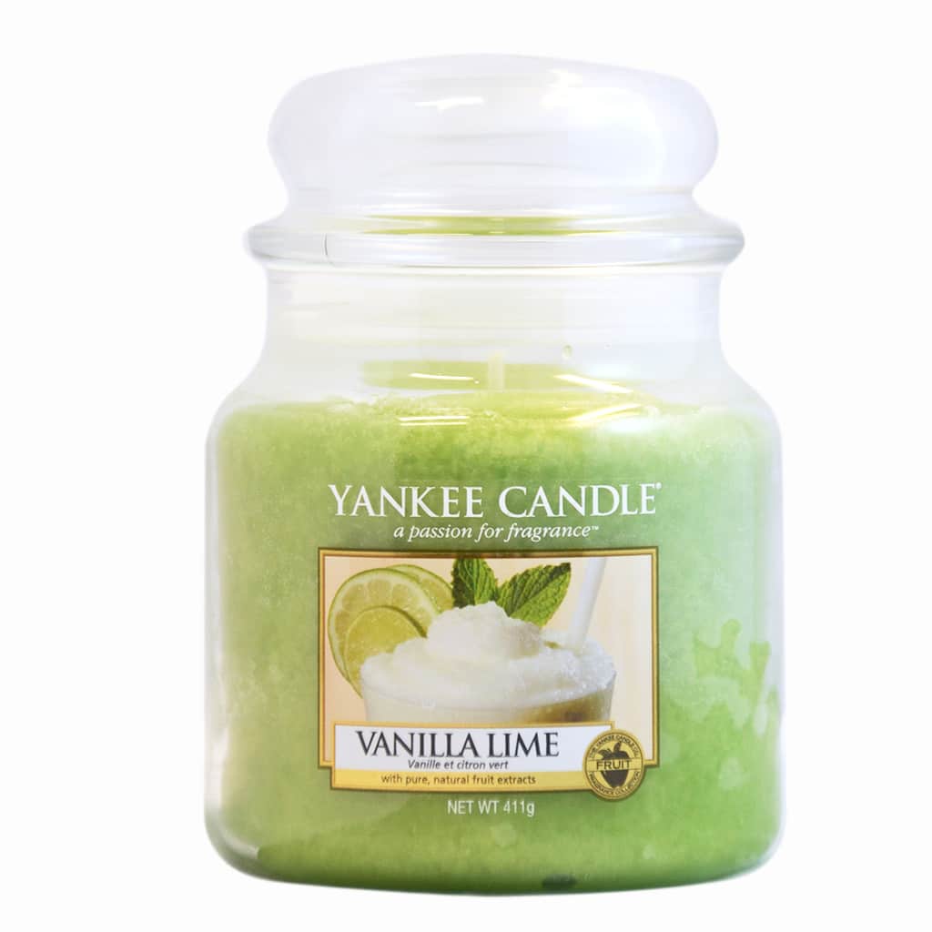 Yankee Candle Classic Medium Jar Vanilla Lime Candle 411g