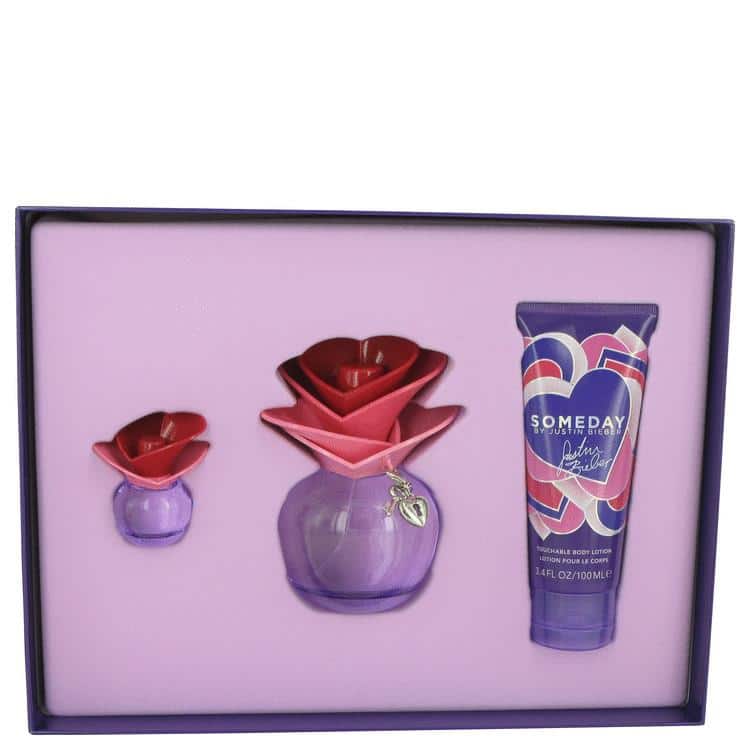 Giftset Justin Bieber Someday Edp 30ml + Body Lotion 50ml + Edp 7,4ml