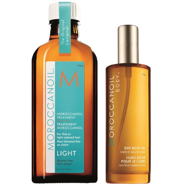 Giftset Moroccanoil Hair & Body Oil Set Light