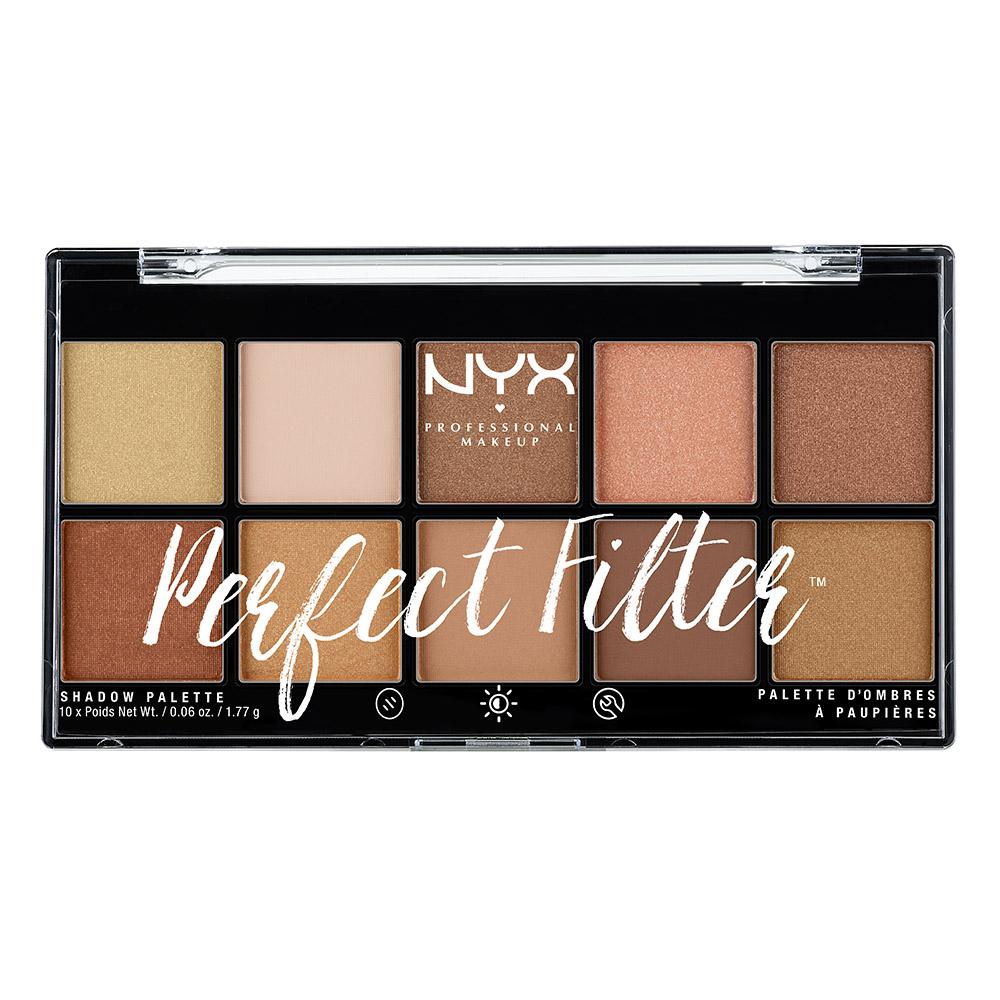 NYX PROF. MAKEUP Perfect Filter Shadow Palette Golden Hour
