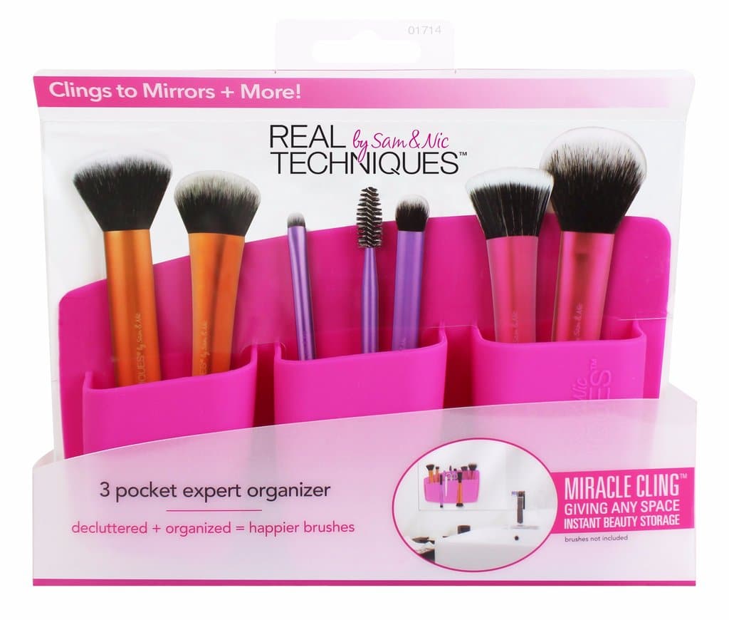 Real Techniques 3 Pocket Expert Organizer - Pink