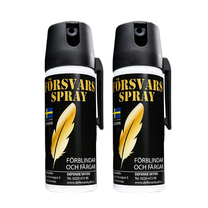 2-pack Defense Skydd Försvarsspray 75ml