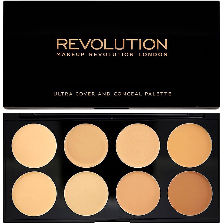 Makeup Revolution Ultra Cover and Conceal Palette Light - Medium