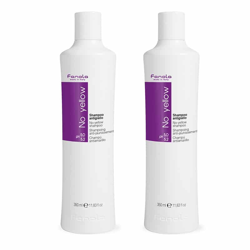 2-pack Fanola No Yellow Shampoo 350ml