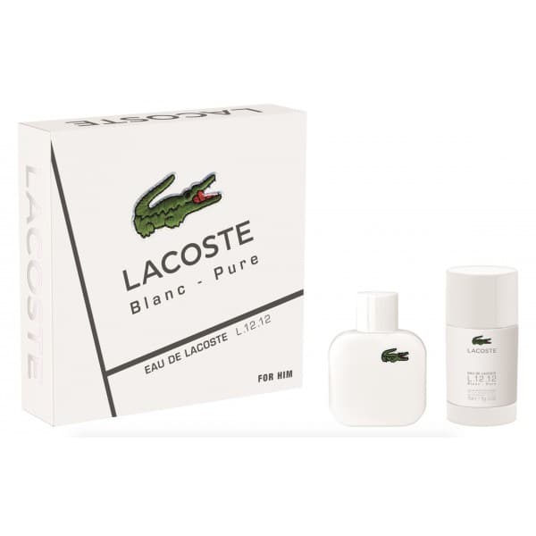 Giftset Lacoste L.12.12 Blanc Edt 50ml + Deostick 75ml