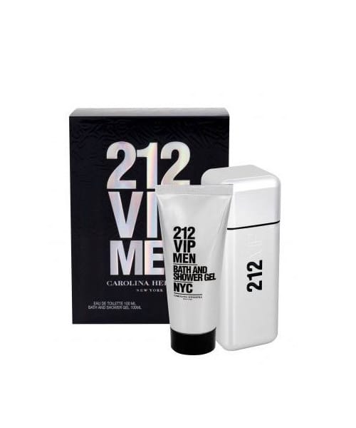 Giftset Carolina Herrera 212 VIP Men Edt 100ml + SG 100ml