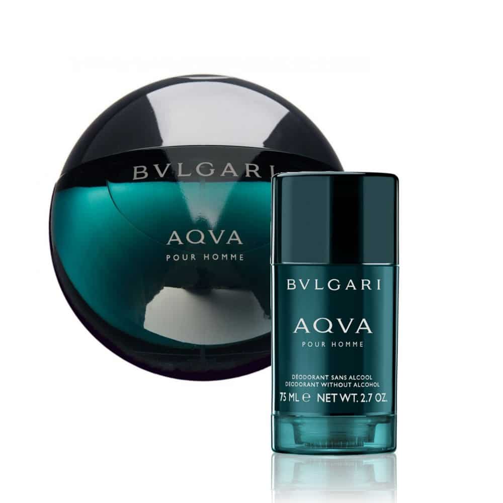 Giftset Bvlgari Aqva Pour Homme Edt 100ml + Deostick 75ml