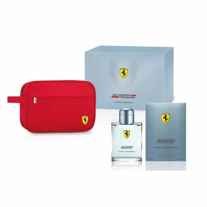 Giftset Ferrari Scuderia Light Essence Edt 125ml + Pouch