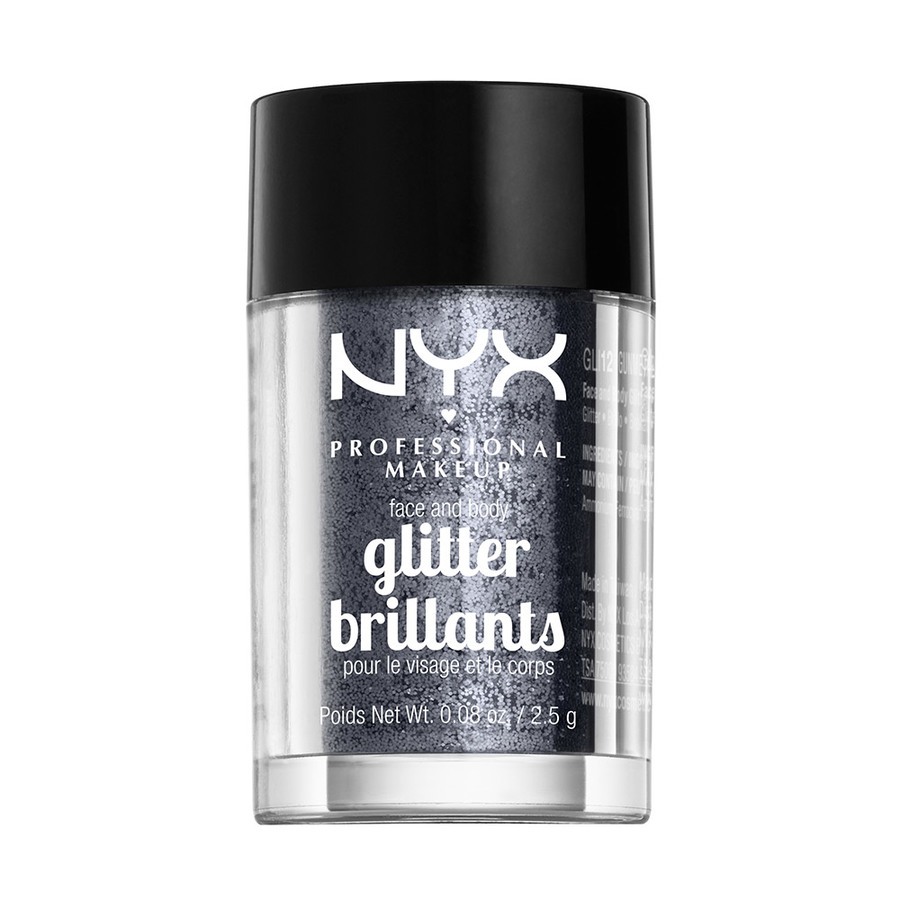 NYX PROF. MAKEUP Face & Body Glitter - Gunmetal 2,5g