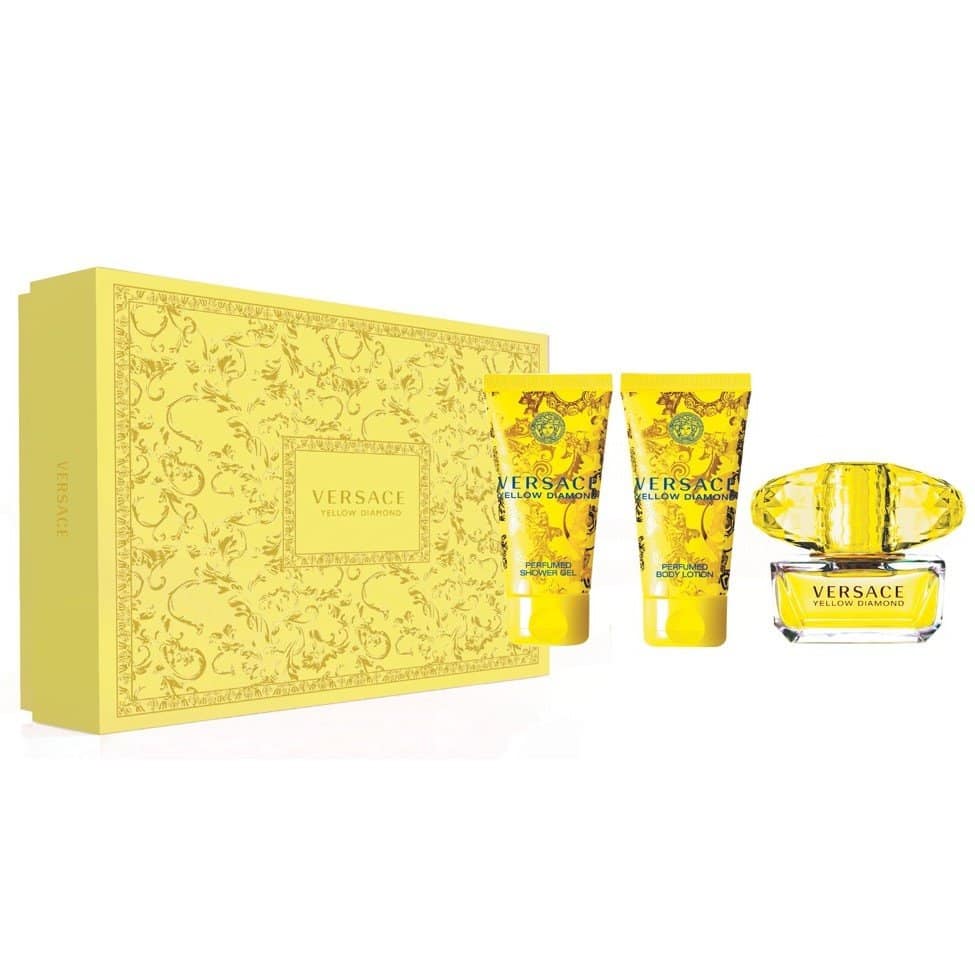 Versace Yellow Diamond Edt 50ml + Shower Gel 50ml + Body Lotion 50ml