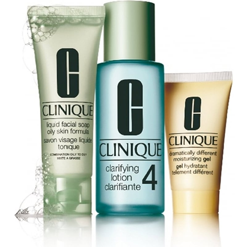 Giftset Clinique 3 step Skin Care System 4