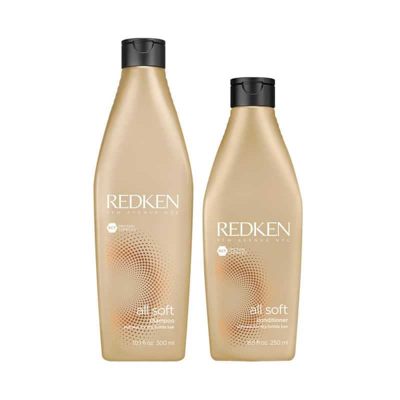 Redken All Soft Shampoo 300ml + Conditioner 250ml