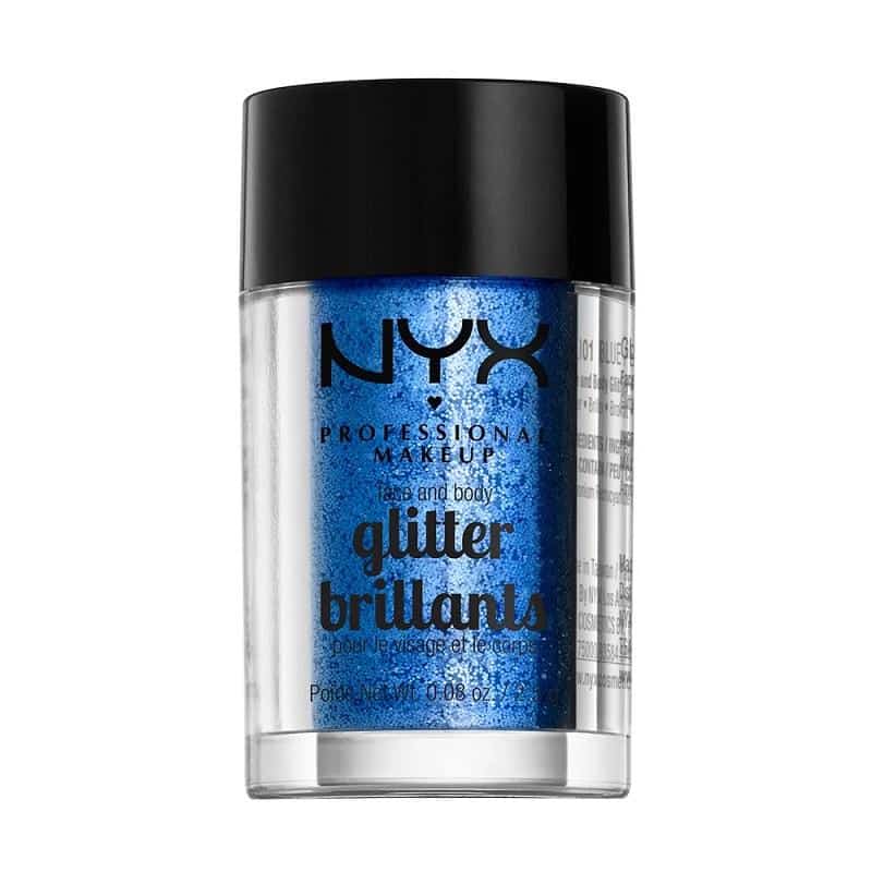 NYX PROF. MAKEUP Face & Body Glitter - Blue 2,5g