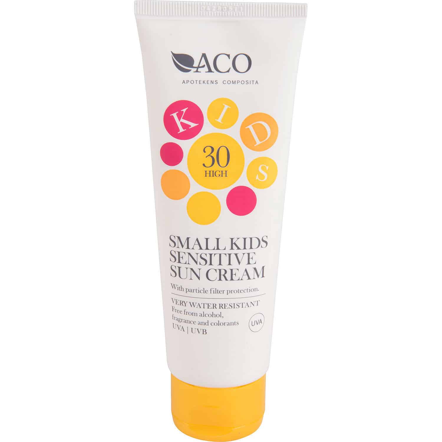 ACO Kids Small Kids Sensitive Sun Cream Spf 30 125ml