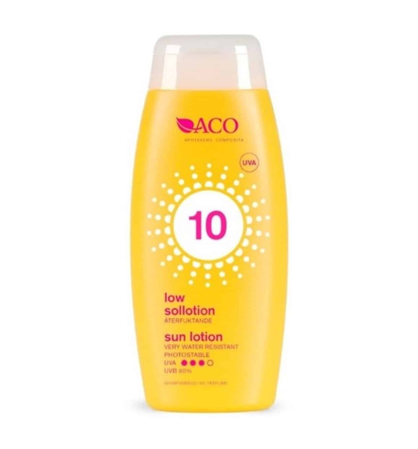 ACO Sun Lotion Low Protection Spf 10 200ml