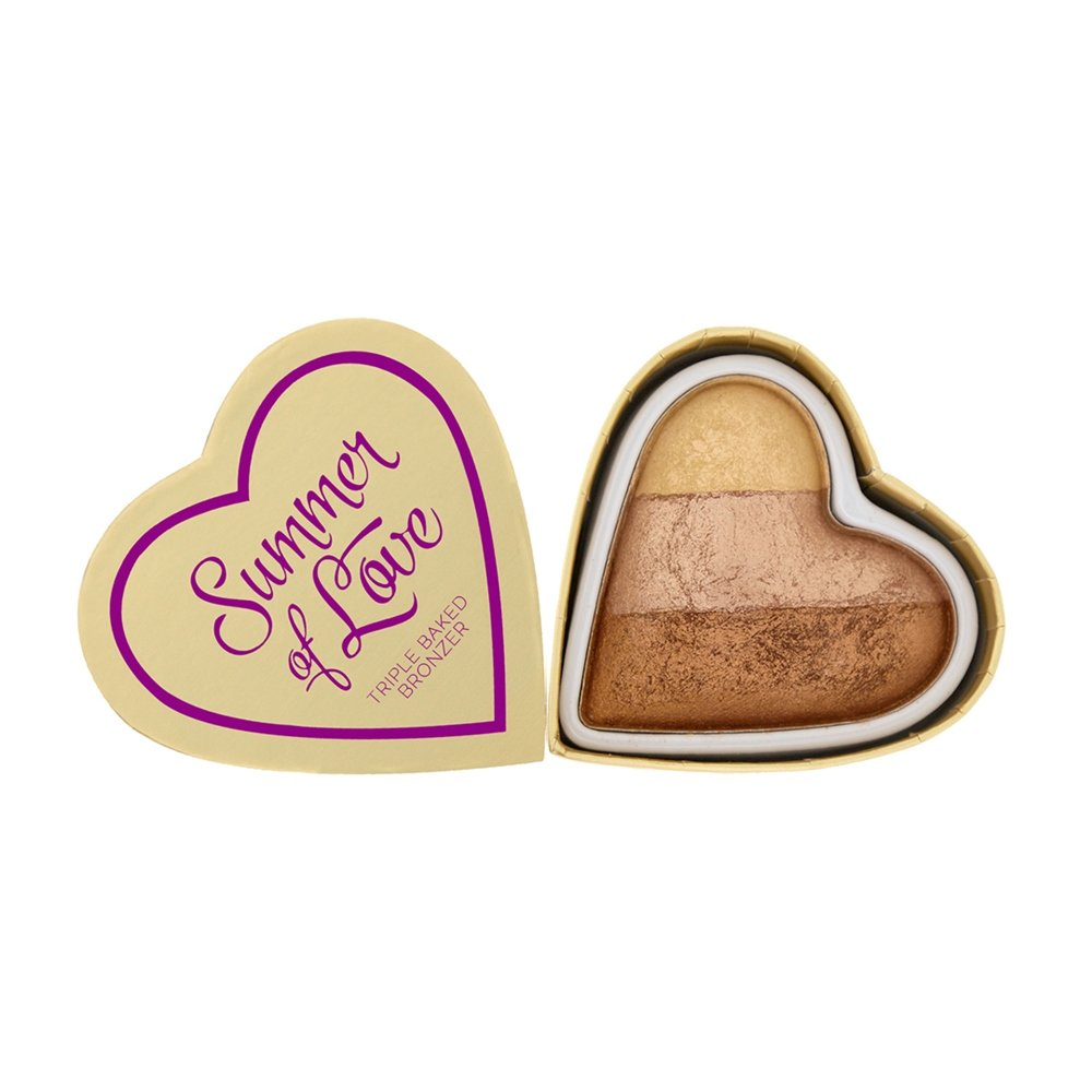 Makeup Revolution Blushing Hearts Bronzer - Hot Summer of Love
