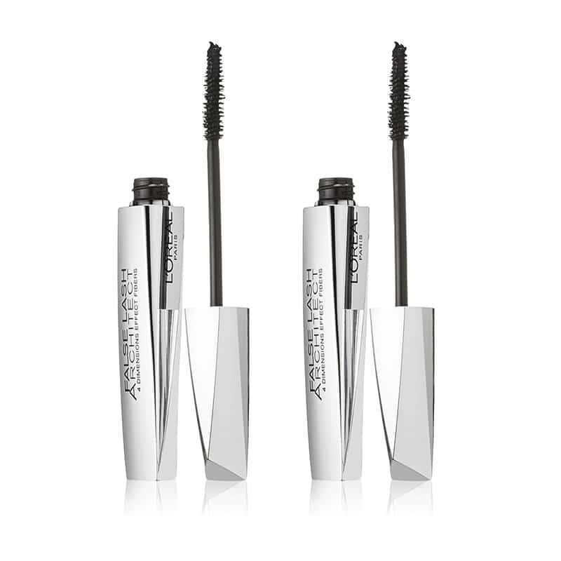 2-pack L'Oréal Paris Lash Architect 4D Mascara Black 10,5ml
