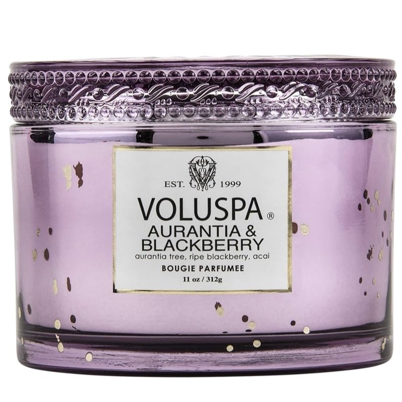 Voluspa Corta Maison Glass Candle Aurantia & Blackberry 312g
