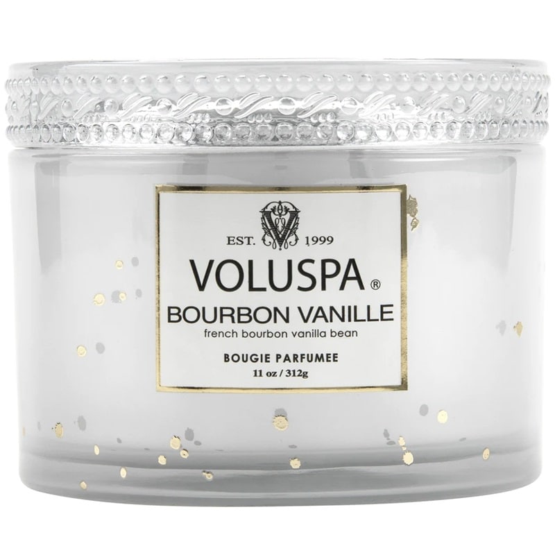 Voluspa Corta Maison Glass Candle Bourbon Vanille 312g