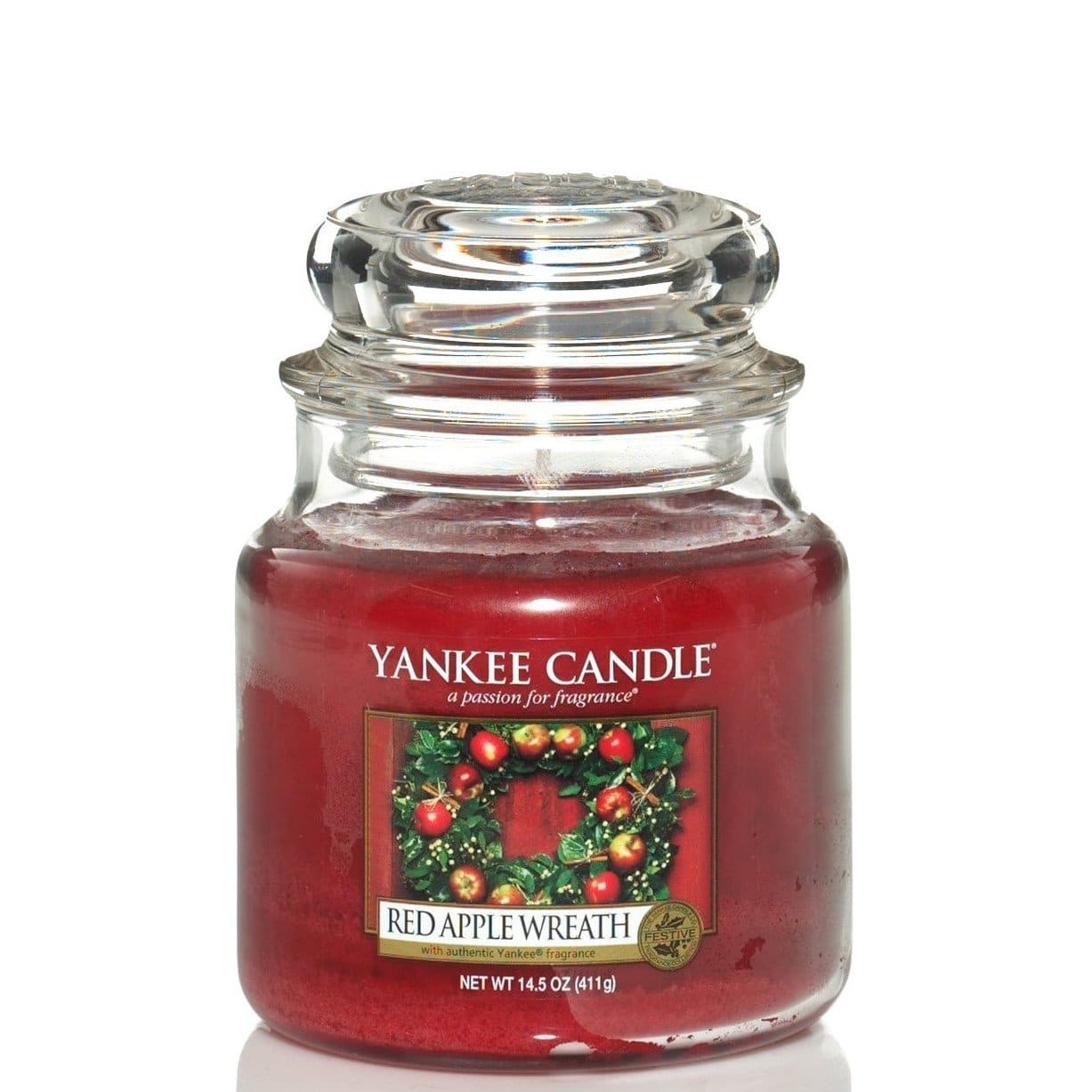 Yankee Candle Classic Medium Jar Red Apple Wreath 411g