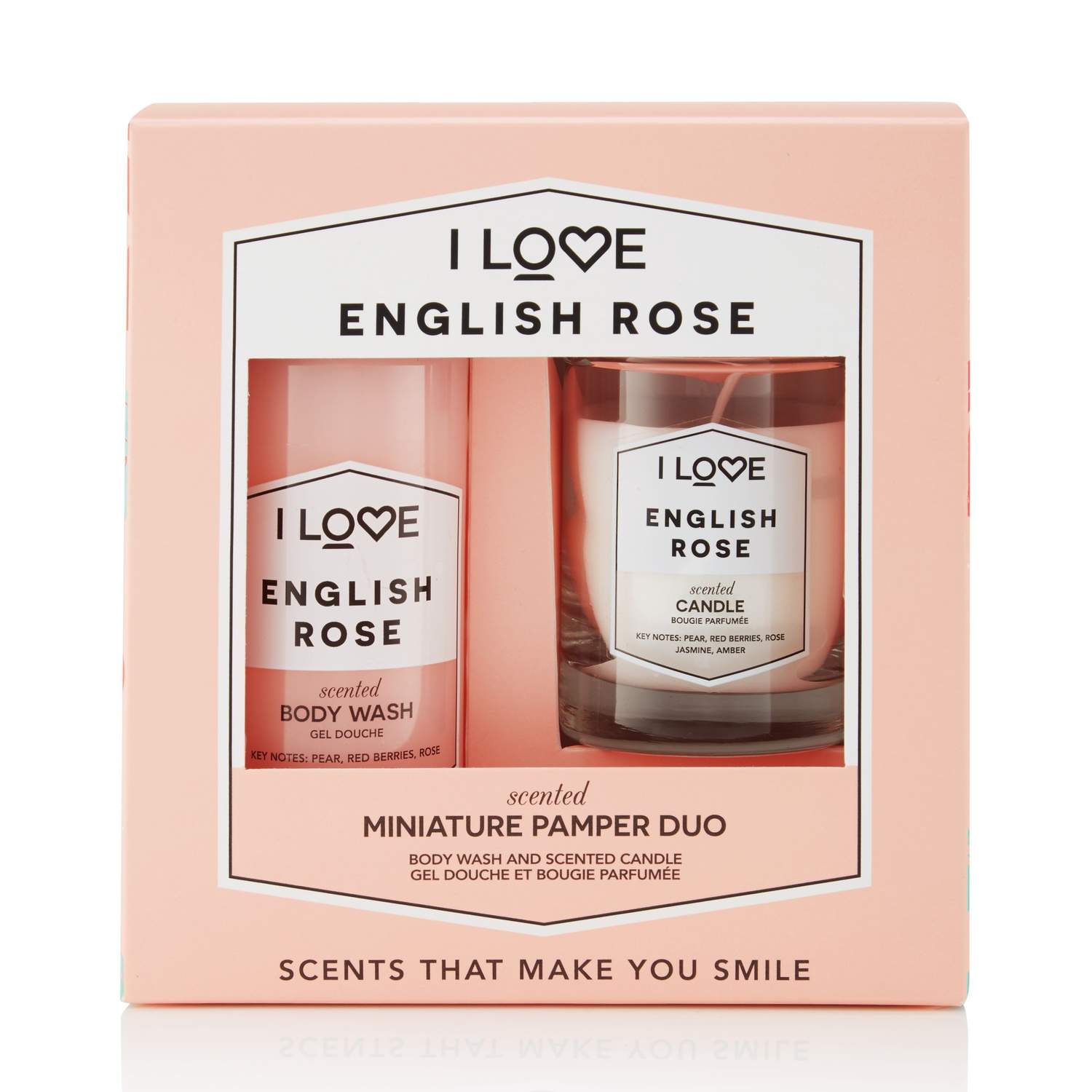 Giftset I Love...Miniature Pamper Duo English Rose