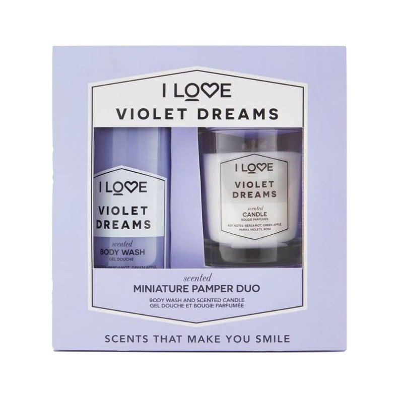 Giftset I Love...Miniature Pamper Duo Violet Dreams