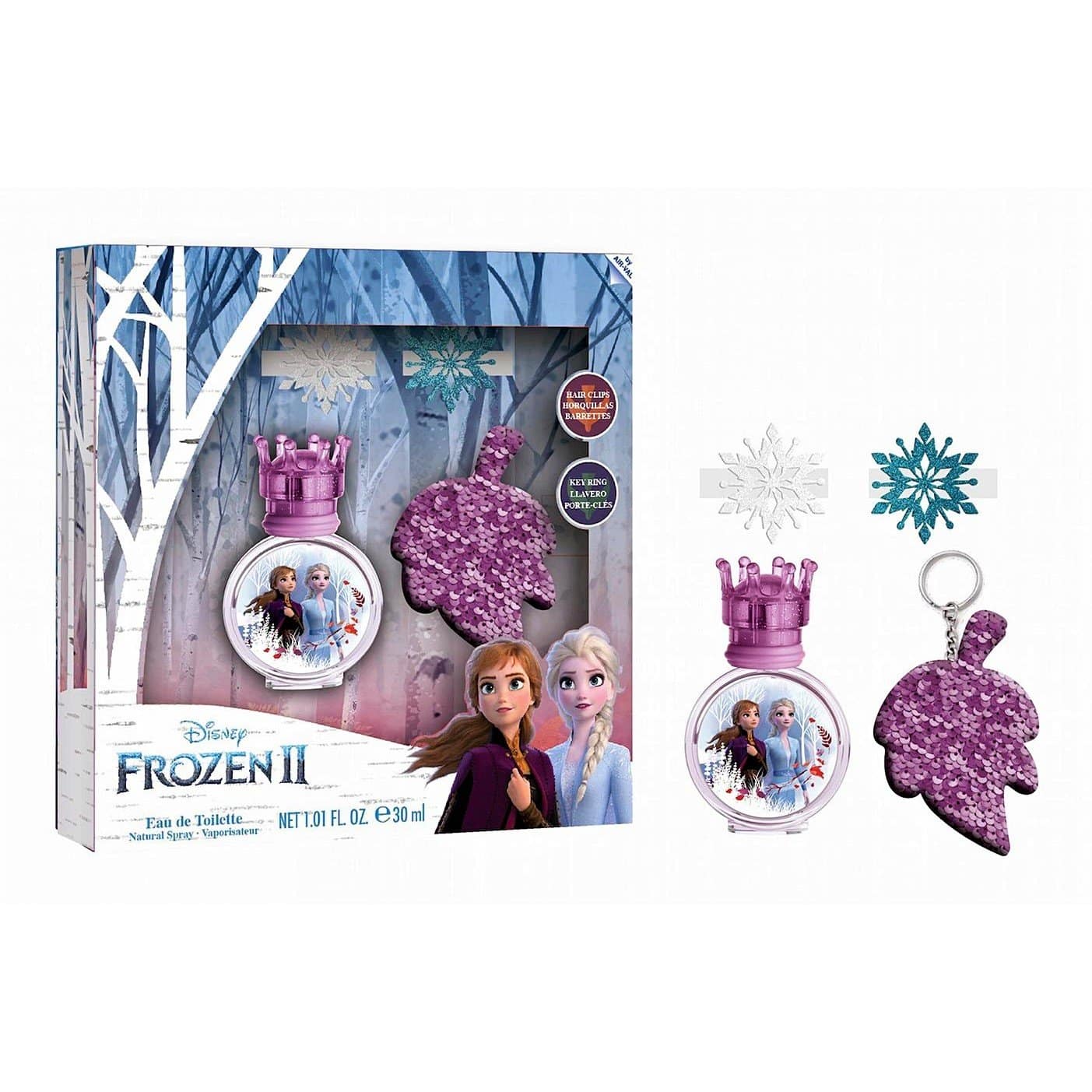 Giftset Disney Frozen II Edt 30ml + Hair Clips + Key Ring