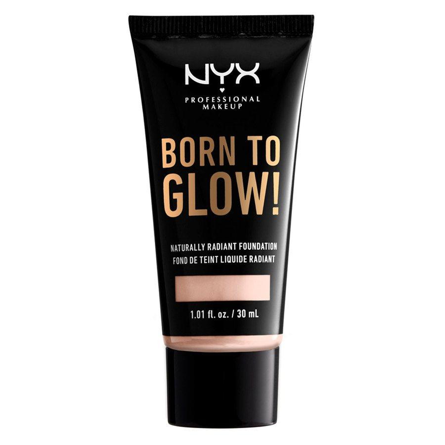 NYX Born To Glow Naturally Radiant Foundation 30ml - Light Porcelain