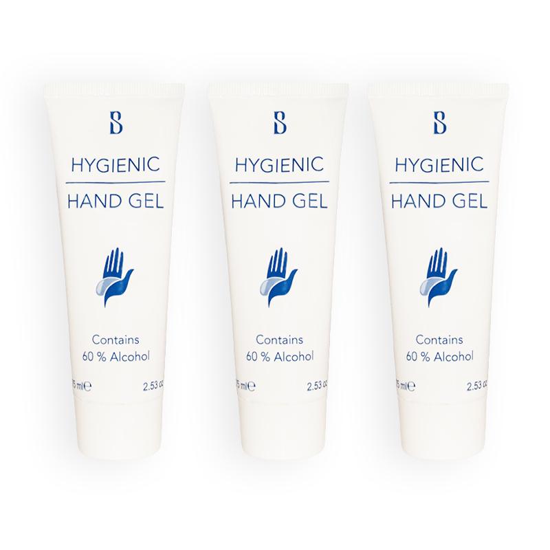 3-pack Brilliant Smile Hygienic Hand Gel With Alcohol 75ml