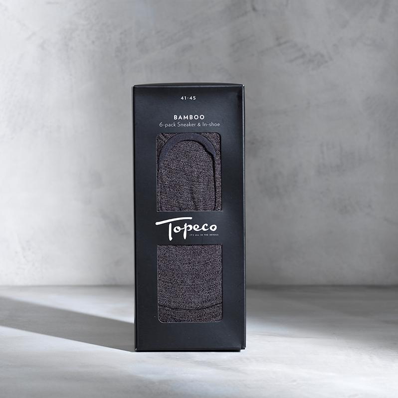 Topeco Bamboo Sneaker & In-shoe 6-pack Strl 41-45