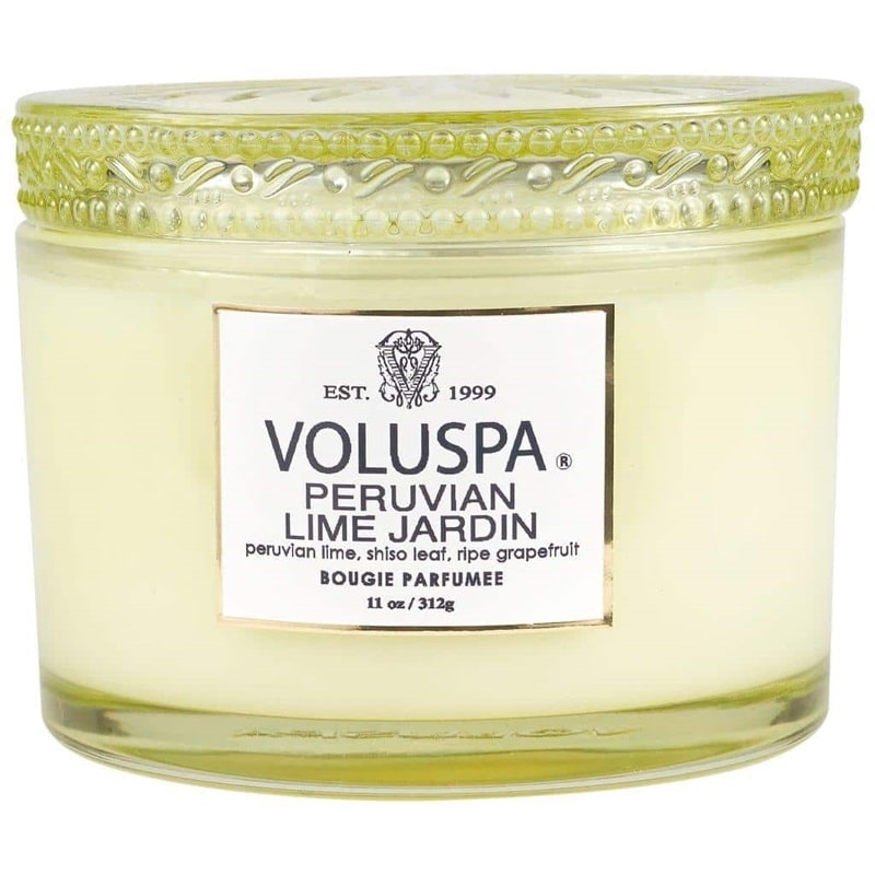 Voluspa Corta Maison Glass Candle Peruvian Lime Jardin 312g
