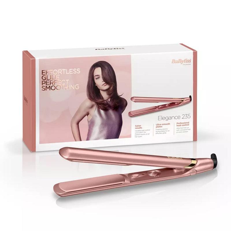 Babyliss Straightener  Elegance 28mm 3Temp Gold Rose - 2598PE