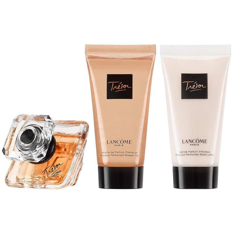 Giftset Lancome Tresor Edp spray 30ml + Body Lotion 50ml + Shower Gel 50ml