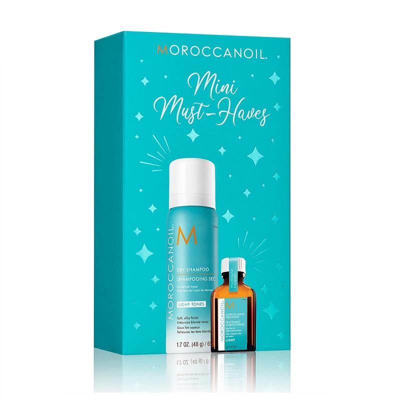 Moroccanoil Mini Must Haves - Light Oil 15ml + Dry Shampo Light 65ml