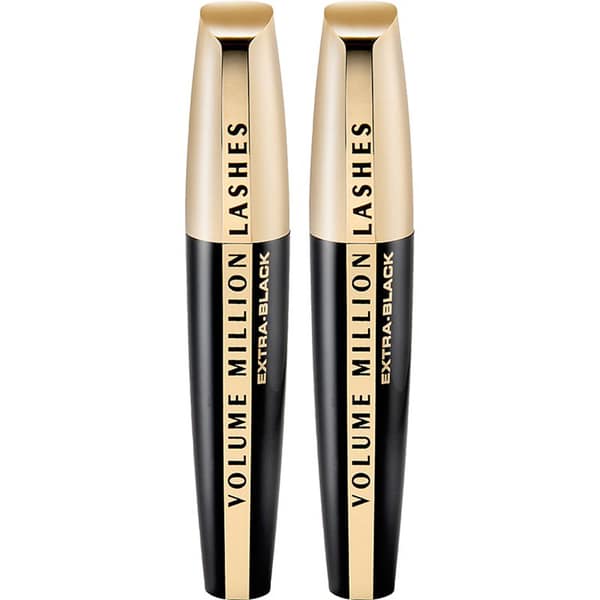 2-pack L'Oréal Paris Volume Million Lashes Mascara Extra Black 9ml