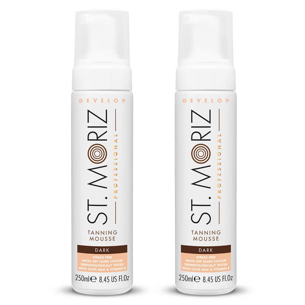 2-pack St Moriz Professional Dark Mousse 200ml