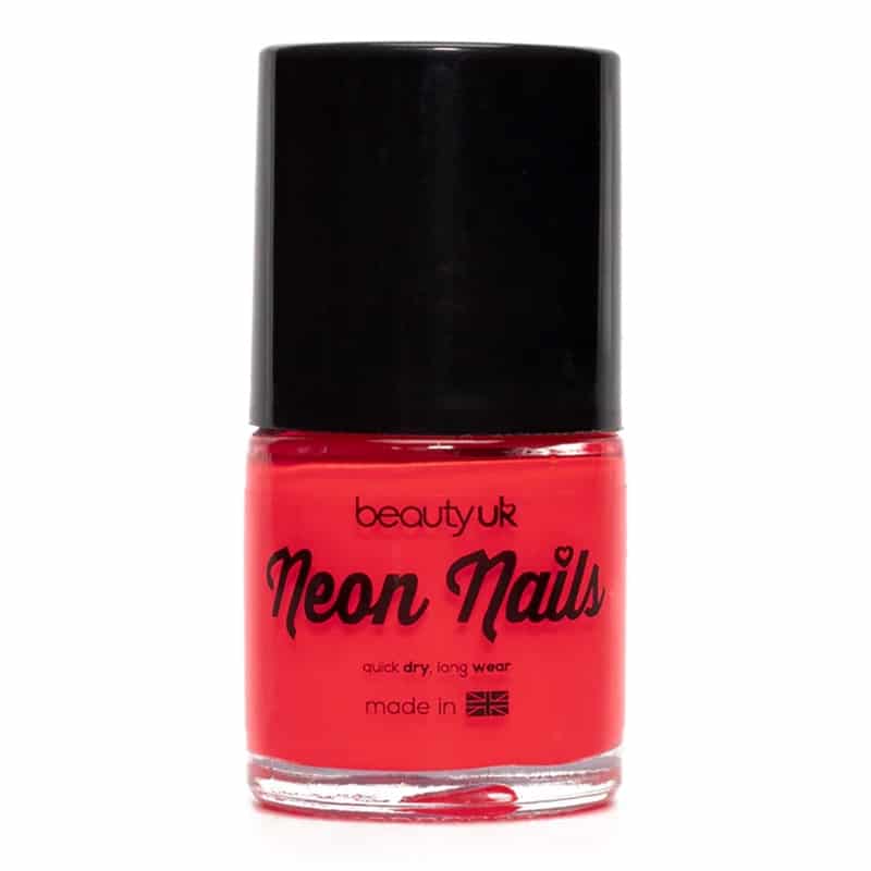 Beauty UK Neon Nail Polish - Coral