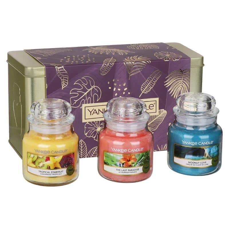 Giftset Yankee Candle 3 Small Jar Candles - The Last Paradise
