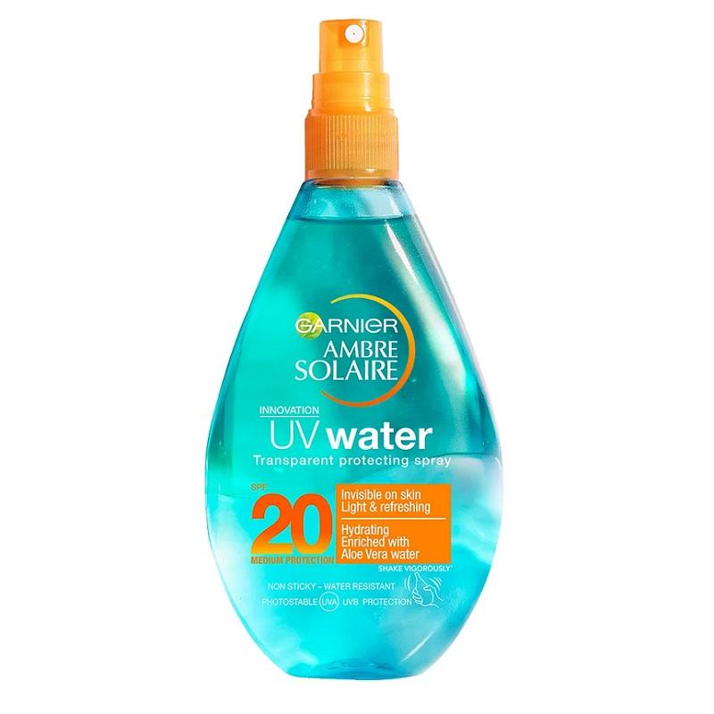 Garnier Ambre Solaire UV Water Transparent Protecting Spray SPF20 150ml