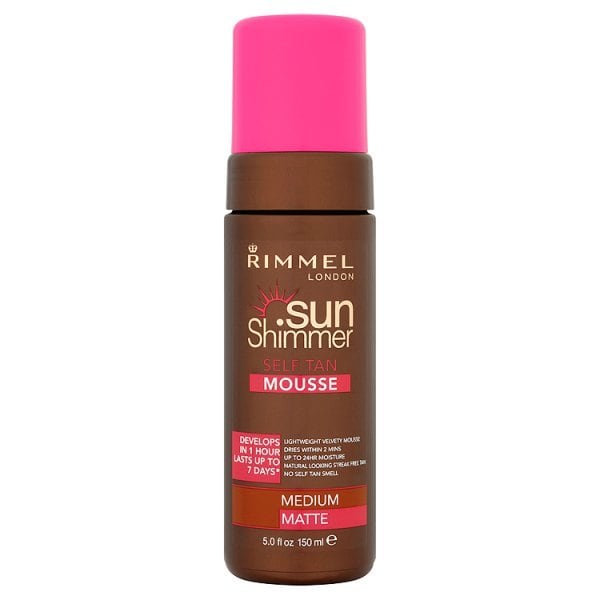Rimmel Sunshimmer Self Tan Mousse Medium Matte 150ml