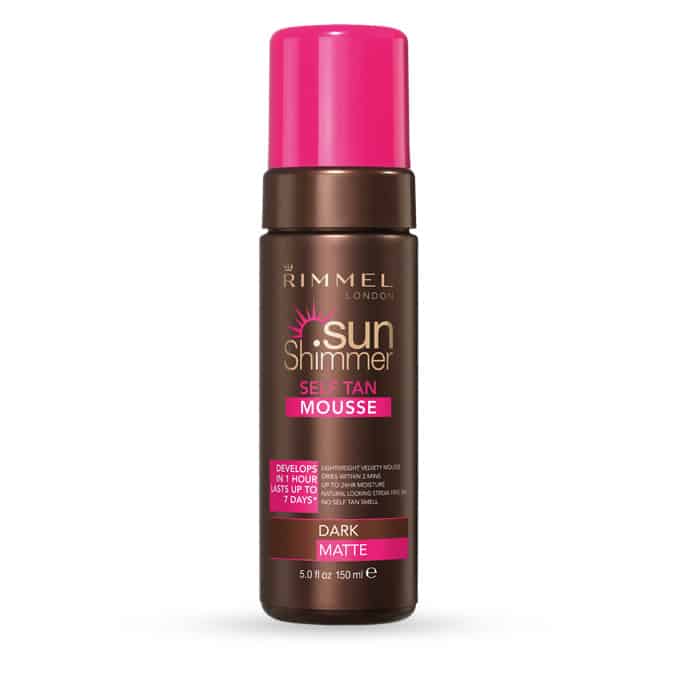 Rimmel Sunshimmer Self Tan Mousse Dark Matte 150ml