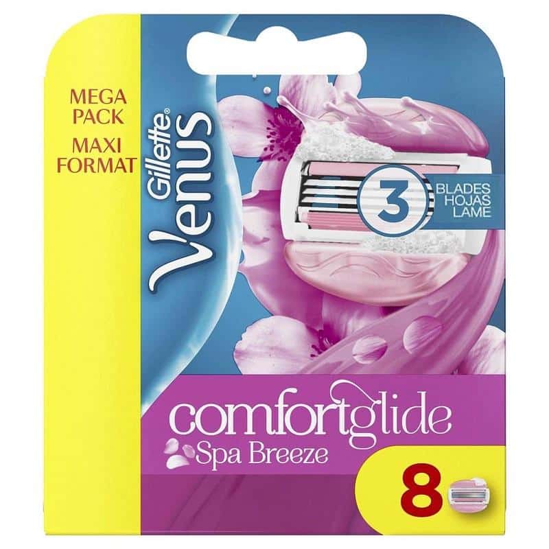 Gillette Venus Comfortglide Spa Breeze Blades MEGA PACK 8-pack