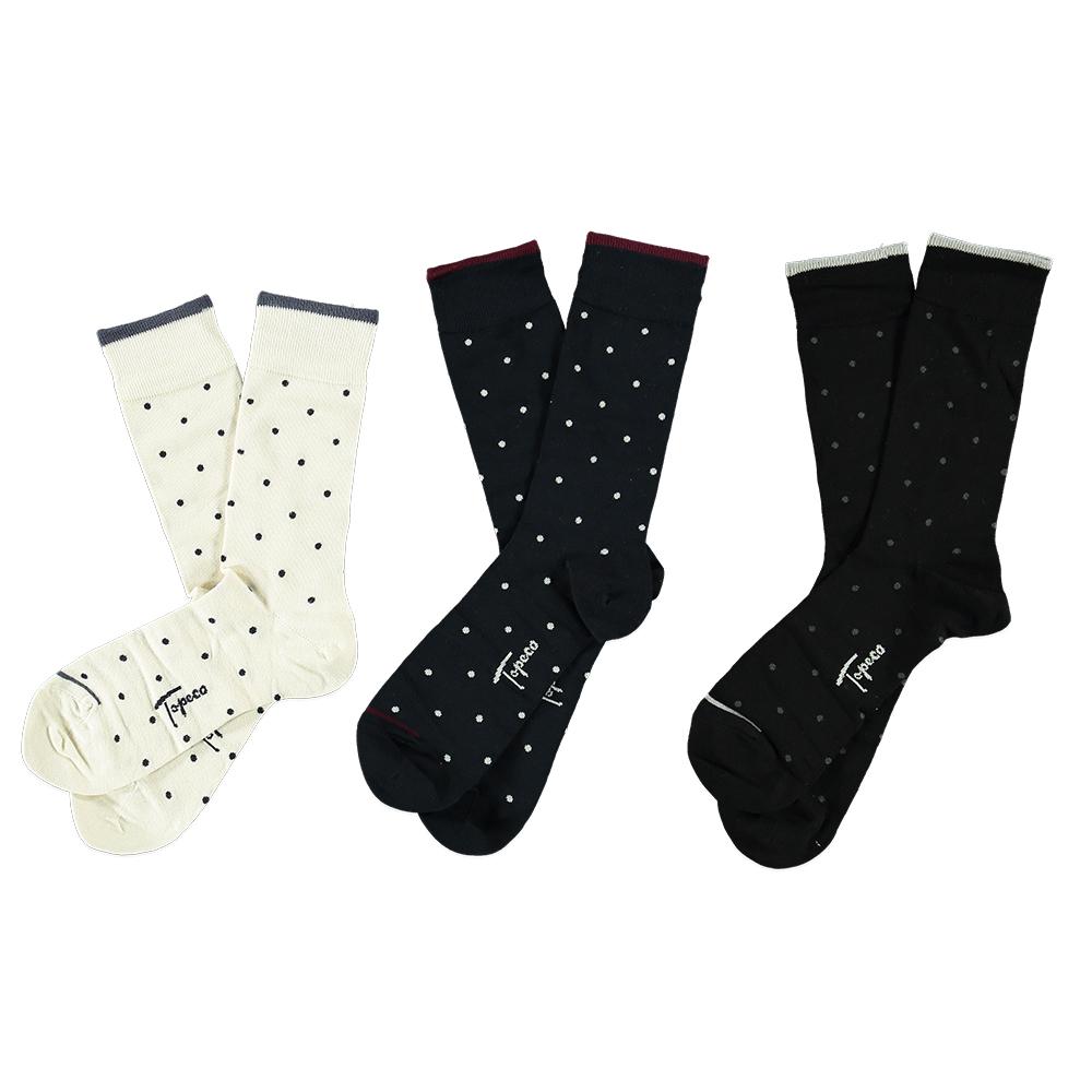 Topeco Bamboo Socks 6-pack Multi Dots