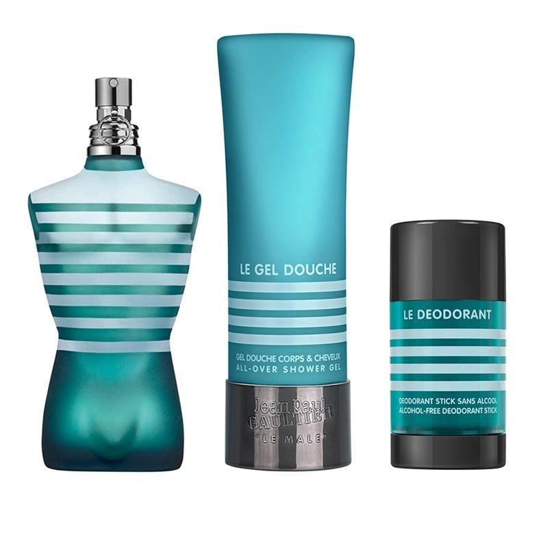 Giftset Jean Paul Gaultier Le Male Edt 125ml + Aftershave Balm 50ml + Deodorant Stick 75g